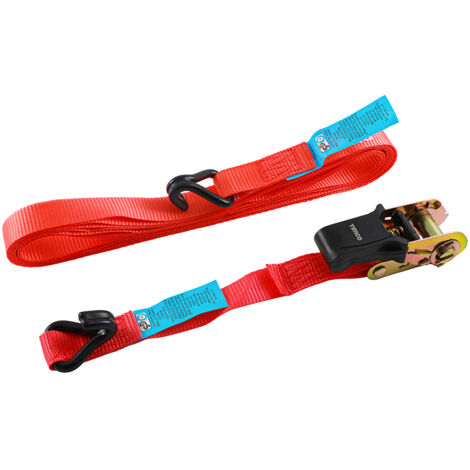 TIMCO J Hook Ratchet Straps Standard Duty - 5m x 25mm