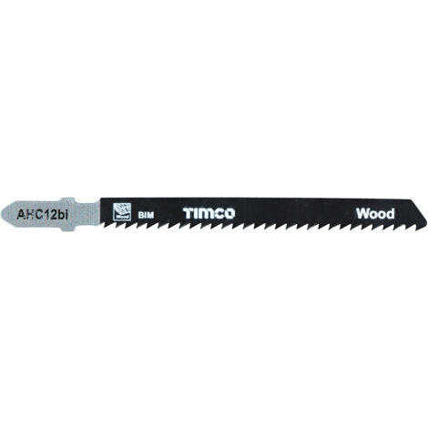 TIMCO Jigsaw Blades Wood Cutting Bi-Metal Blades - T101BF