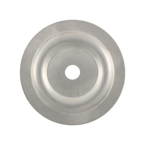 TIMCO Large Metal Insulation Discs Silver - 70mm