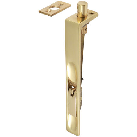 TIMCO Lever Action Flush Bolt Polished Brass - 150 x 19mm