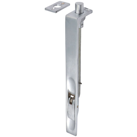 TIMCO Lever Action Flush Bolt Satin Chrome - 200 x 19mm