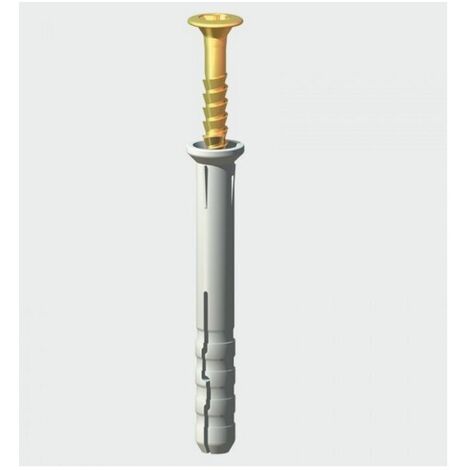 Timco Light Duty Nylon Hammer Fixings - 6 x 40mm (10 Box)