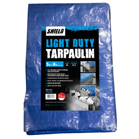 TIMCO Light Duty Tarpaulin Blue - 2 x 3m