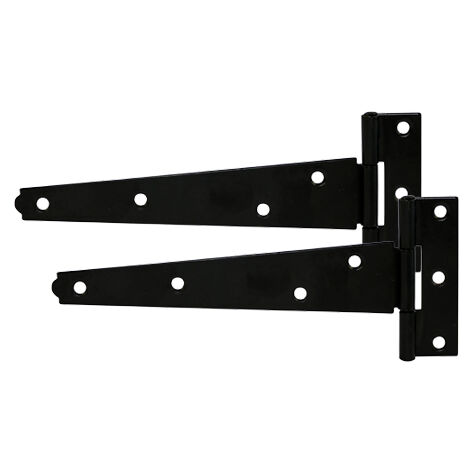 TIMCO Light Tee Hinges Black - 12"