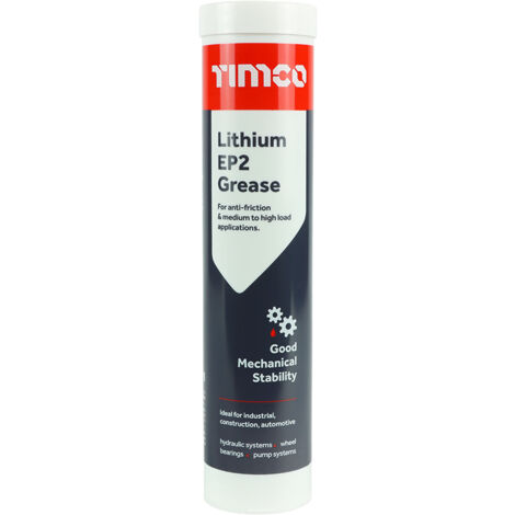 TIMCO Lithium EP2 Grease, High Temperature EP2 Multi-purpose Hydraulic Grease Cartridge - 400g