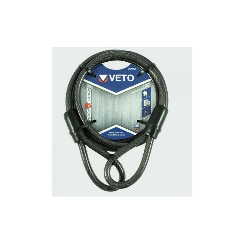 Veto LC1800 Looped Cable 10 x 1800mm