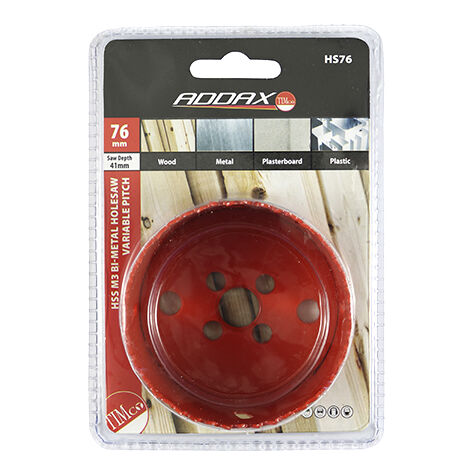 TIMCO M3 Bi-Metal Holesaw Variable - 76mm