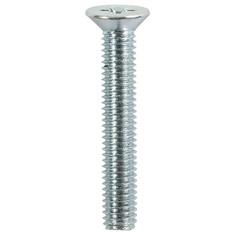 TIMCO Machine Countersunk Silver Screws - M4 x 10