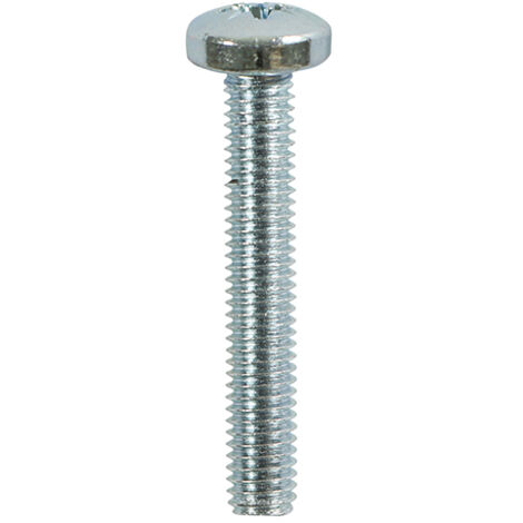 TIMCO Machine Pan Head Silver Screws - M5 x 30