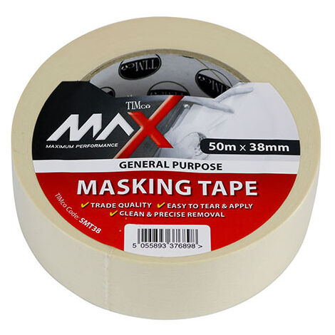 TIMCO Masking Tape Cream - 50m x 38mm