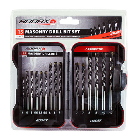 TIMCO Masonry Drill Bit Set - 15pc