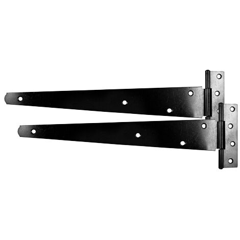 TIMCO Medium Tee Hinges Black - 10"