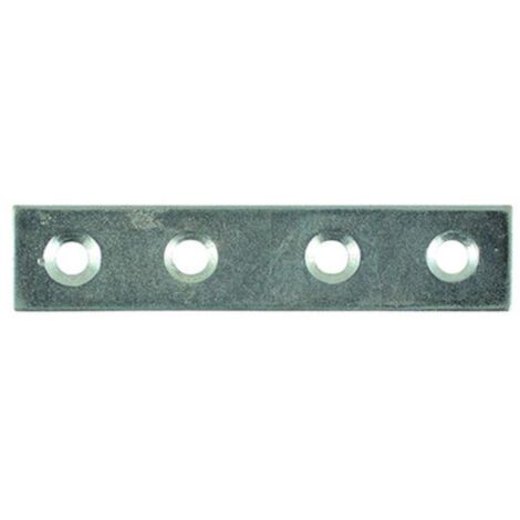 Timco Mending Plates Silver - 75 x 16 mm (4 Pack)