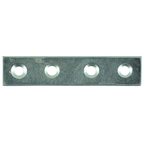Timco Mending Plates Silver - 75 x 16 mm (50 Box)