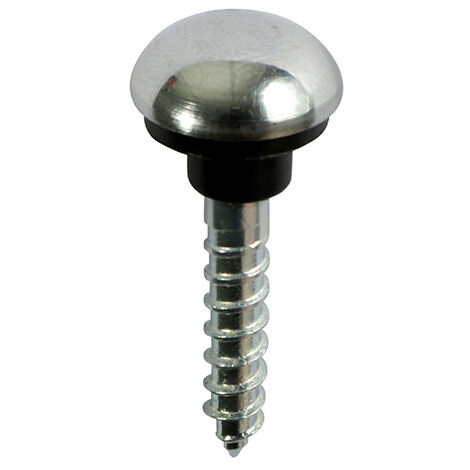 TIMCO Mirror Screws Dome Head Chrome - 8 x 1