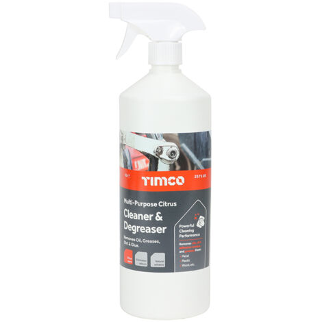 TIMCO Multi-Purpose Citrus Cleaner & Degreaser, Commercial Spray Degreaser with Citrus Scent - 1L
