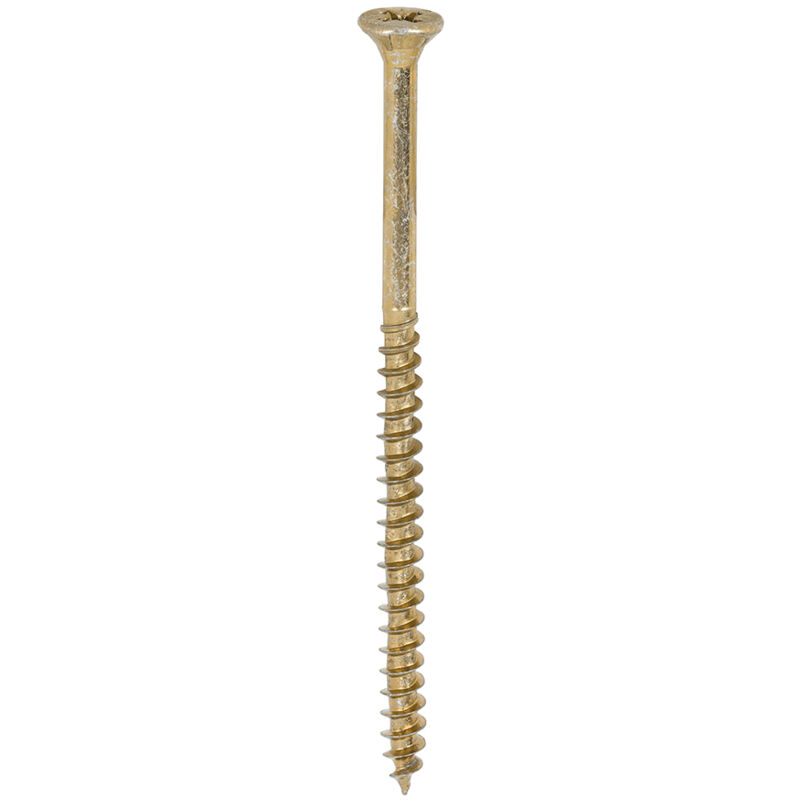 Timco - Velocity Premium Multi-Use Countersunk Gold Woodscrews - 4.5 x 80