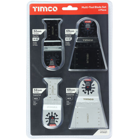 TIMCO Multi-Tool Sets 4 Piece Set - Mixed