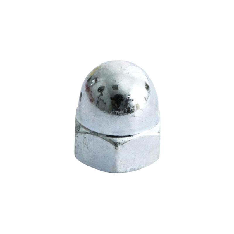 Timco Hex Dome Nuts DIN1587 Silver - M8