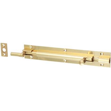 TIMCO Necked Barrel Bolt Polished Brass - 150 x 25mm