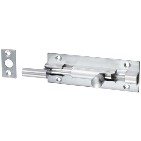 TIMCO Necked Barrel Bolt Satin Chrome - 75 x 25mm