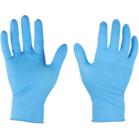 TIMCO Nitrile Work Gloves Blue - Large