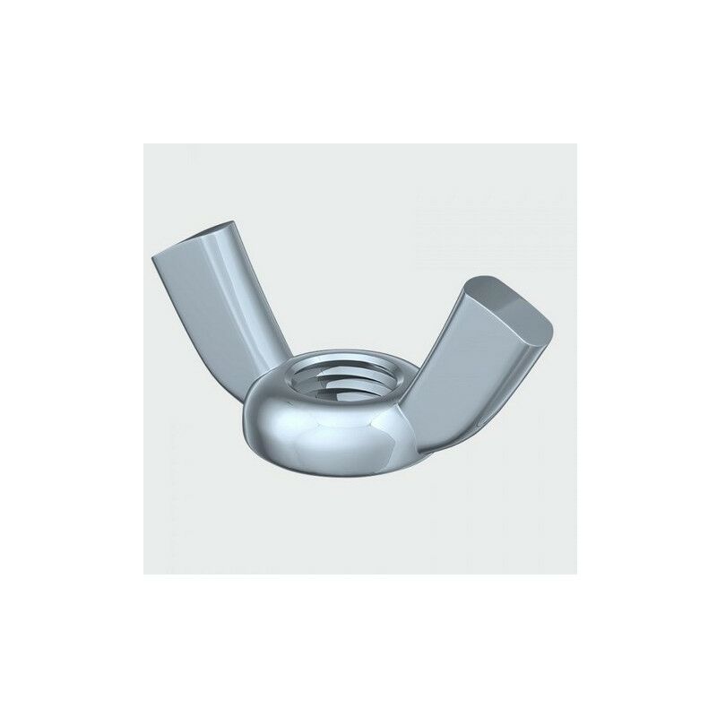NW8Z Wing Nut BZP M8 Box of 200 - Timco