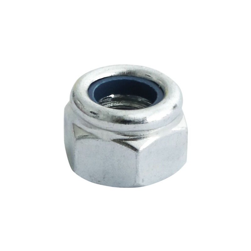 Nylon Insert Nuts Type p DIN982 Silver - M12 - Timco
