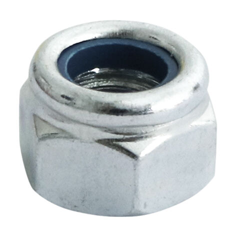TIMCO Nylon Insert Nuts Type P DIN982 Silver - M6