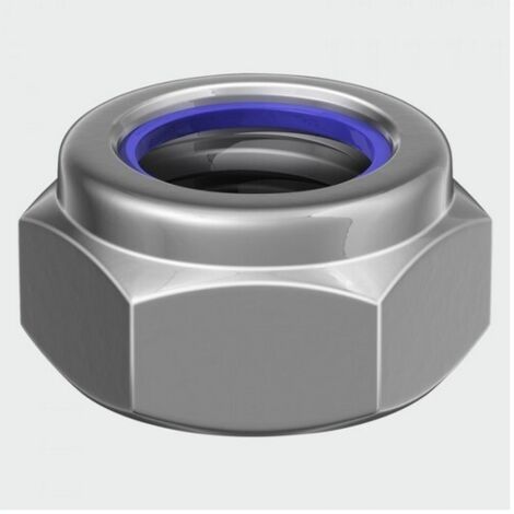 TIMCO Nylon Insert Nuts Type T DIN985 A2 Stainless Steel - M8