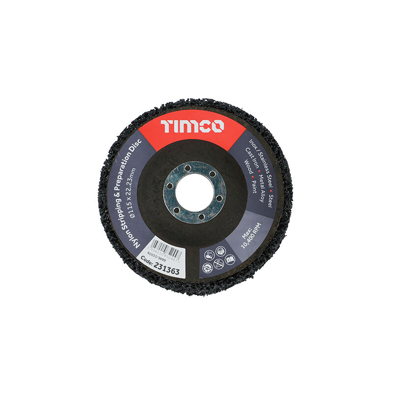 Timco - Nylon Stripping & Preparation Disc - 115 x 22.23