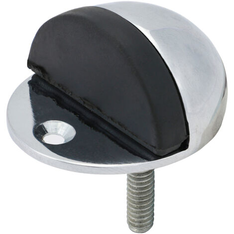 TIMCO Oval Door Stop Polished Chrome - 47mm