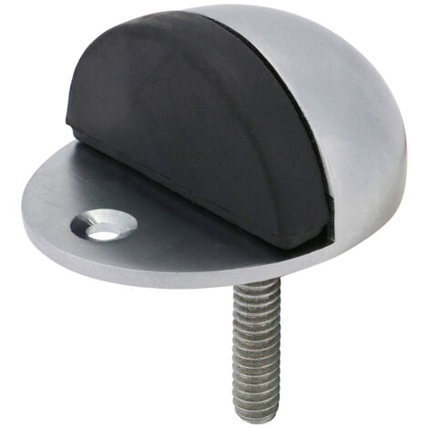 TIMCO Oval Door Stop Satin Chrome - 47mm