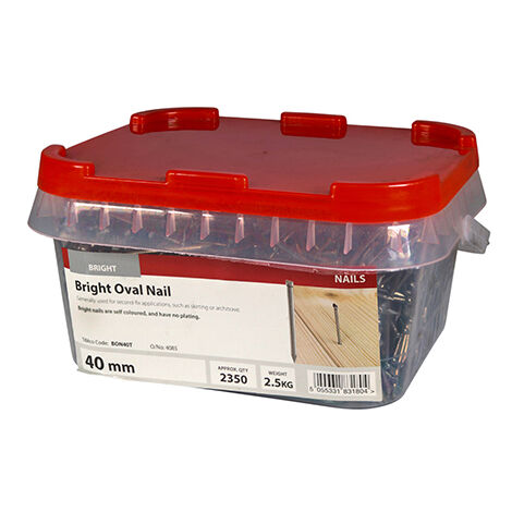 TIMCO Oval Nails Bright - 40mm