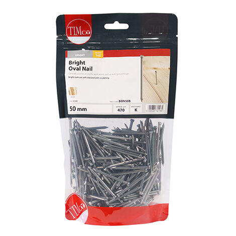TIMCO Oval Nails Bright - 50mm