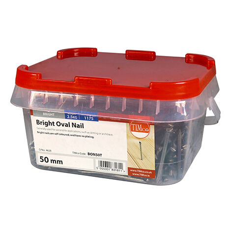 TIMCO Oval Nails Bright - 50mm