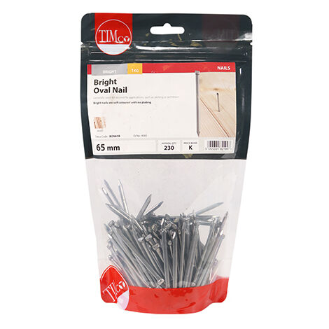 TIMCO Oval Nails Bright - 65mm