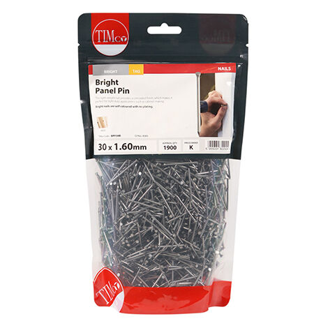 TIMCO Panel Pins Bright - 30 x 1.60