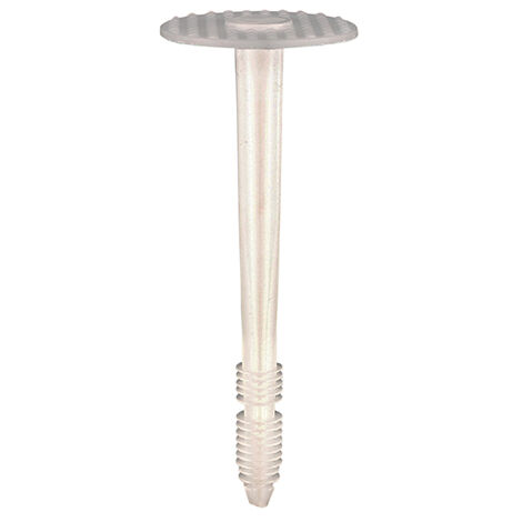 TIMCO Plastic Insulation Fixings White - 8.0 x 50