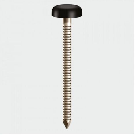 TIMCO Polymer Headed Nails A4 Stainless Steel Black - 50mm