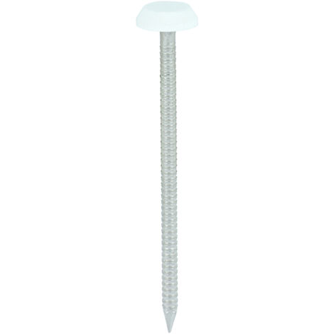 TIMCO Polymer Headed Nails A4 Stainless Steel White - 65mm