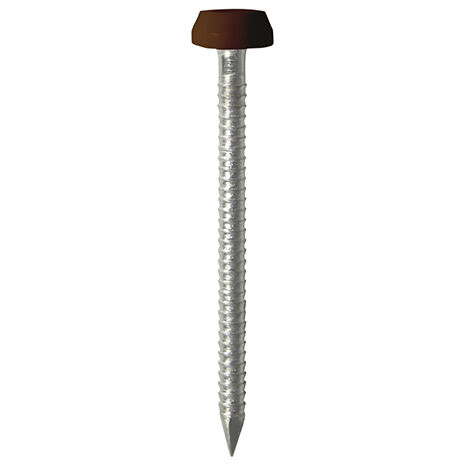 TIMCO Polymer Headed Pins A4 Stainless Steel Mahogany - 40mm
