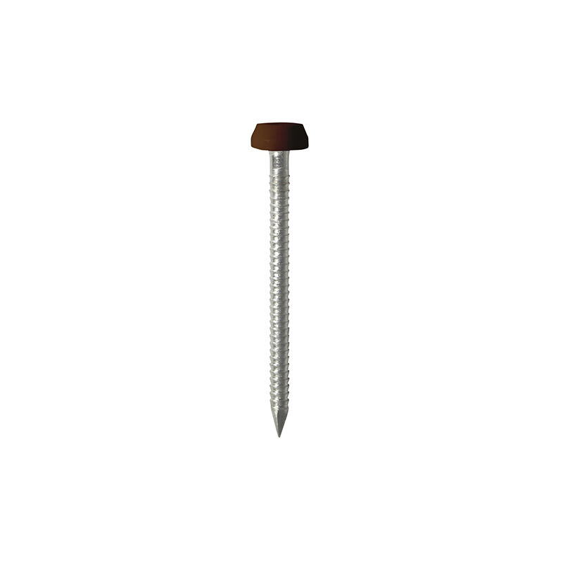 Timco - Polymer Headed Pins - A4 Stainless Steel - Mahogany (Size 25mm - 250 Pieces)