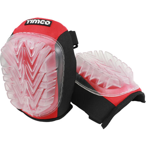 TIMCO Professional Anti-Slip and Anti-Rock Knee Pads with Gel Protection, Velcro Fastening. Pair