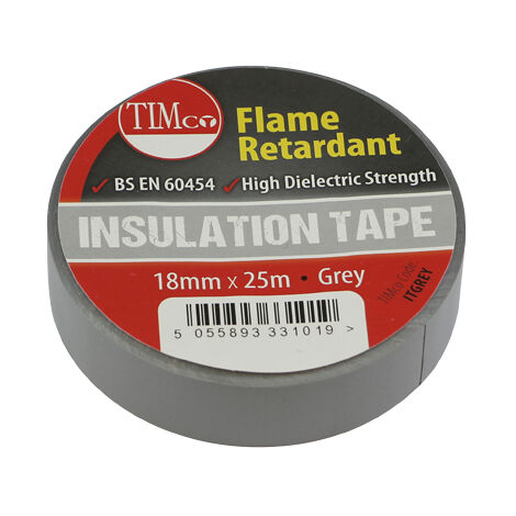 TIMCO PVC Insulation Tape Grey - 25m x 18mm