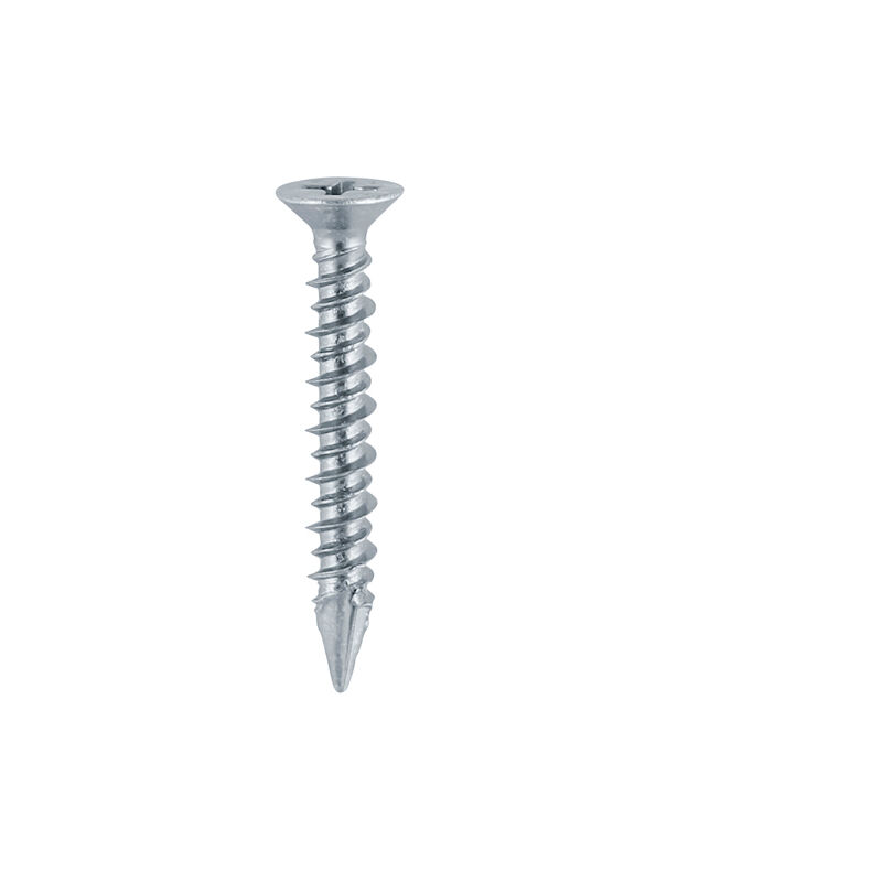 Timco - Window Fabrication Screws - Countersunk - PH - High-Low Thread - Slash Point - Zinc (Size 4.3 x 40 - 1000 Pieces)