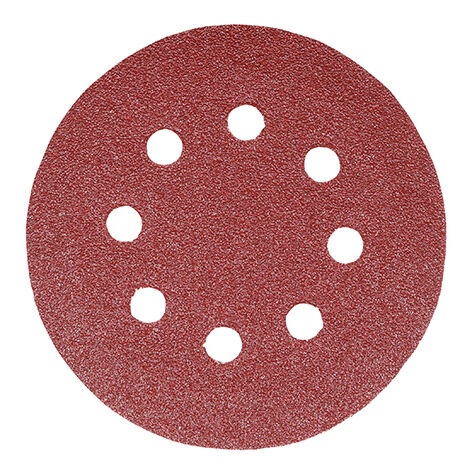 TIMCO Random Orbital Sanding Discs 60 Grit Red - 150mm