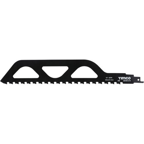 TIMCO Reciprocating Saw Blades Block / Brick Cutting Tungsten Carbide Tipped Blade - S1243HM