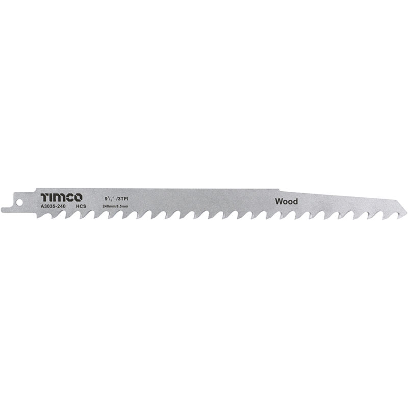 Reciprocating Saw Blades Wood Cutting High Carbon Steel - S1542K - Timco