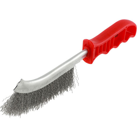 TIMCO Red Handle Wire Brush Steel - 255mm